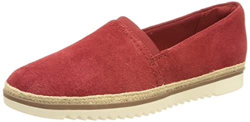 Clarks Damen Serena Paige Slipper, Red Suede, 39 EU von Clarks