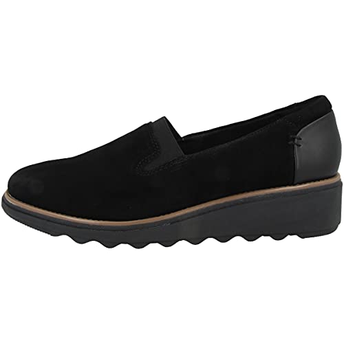 Clarks Damen Sharon Dolly Slipper, Schwarz, 35.5 EU von Clarks