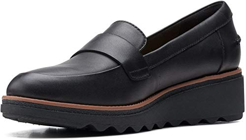 Clarks Damen Sharon Gracie Penny Loafer, Black Soft, 44 EU Clarks Damen Sharon Gracie Penny Loafer, Black Soft, 44 EU von Clarks
