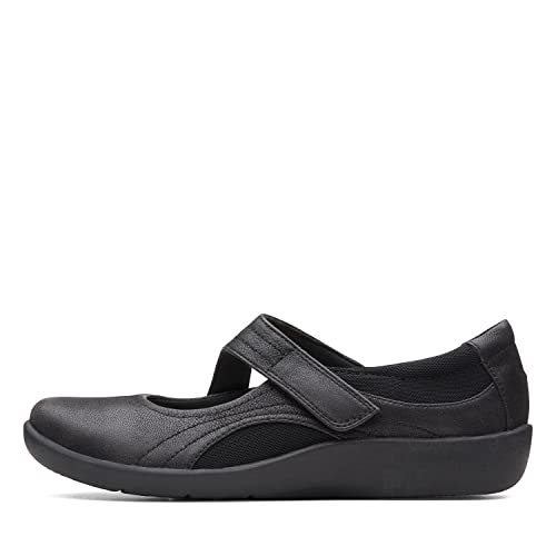 Clarks Damen Sillian Bella Mary Jane Schuh, Schwarz, 36 EU von Clarks