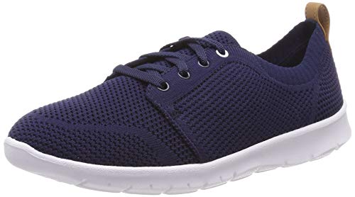 Clarks Damen Sneaker Niedrig, Blau (Navy), 42 EU von Clarks