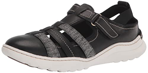 Clarks Damen Teagan Step Slipper, Schwarz Leder, 37.5 EU von Clarks
