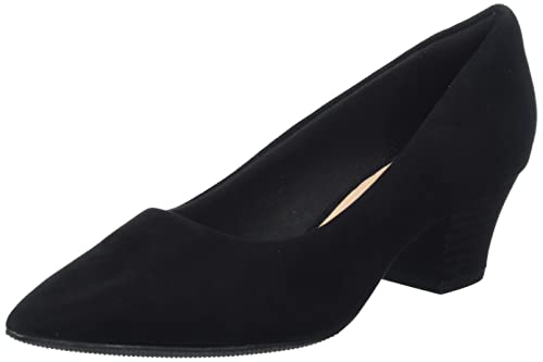 Clarks Damen Teresa Step Pump, Black Sde, 37.5 EU von Clarks