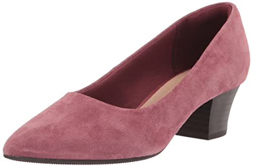 Clarks Damen Teresa Step Pumps, Wildleder in dunkler Rose, 38 EU von Clarks