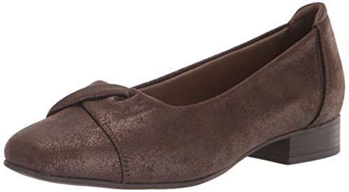 Clarks Damen Tilmont Dalia Ballerinas, Bronze-Metallic-Textil, 38 EU von Clarks