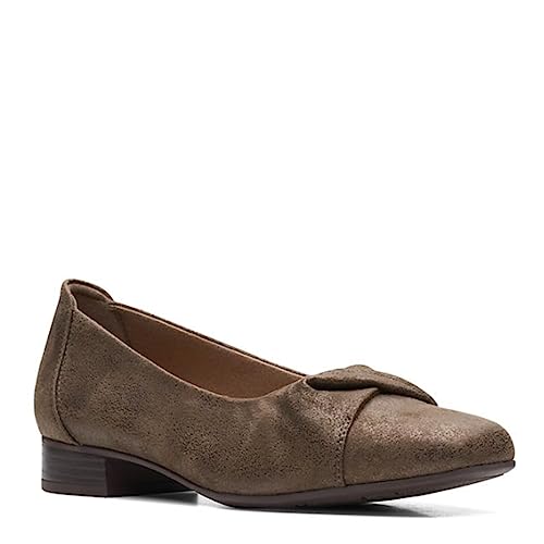 Clarks Damen Tilmont Dalia Ballerinas, Bronze-Metallic-Textil, 41.5 EU von Clarks