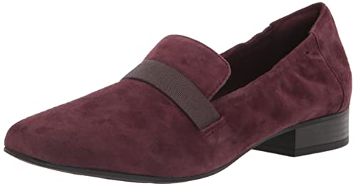 Clarks Damen Tilmont Eve Flacher Slipper, Burgunderrot Wildleder, 40 EU von Clarks