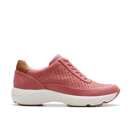Clarks Damen Tivoli Grace Sneaker, Dusty Rose NBK, 42 EU von Clarks