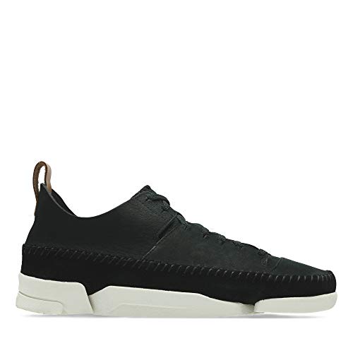 Clarks Damen Trigenic Flex Sneaker, Schwarz (Black Nubuck) von Clarks