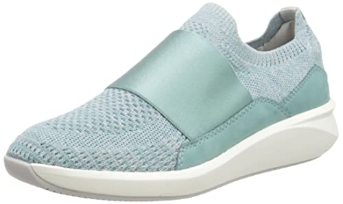 Clarks Damen Un Rio Hausschuh, Turquoise Knit, 37 EU von Clarks