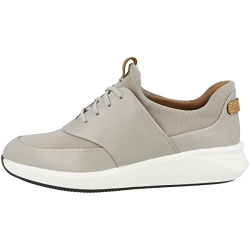 Clarks Un Rio Lace, Damen Niedrig, Grau (Stone Leather Stone Leather), 39 EU (5.5 UK) von Clarks