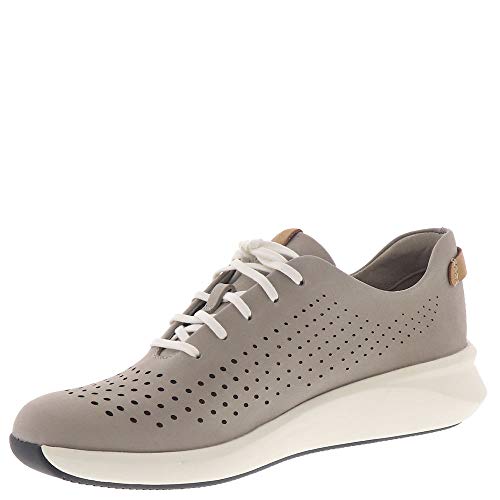 Clarks Damen Un Rio Tie Sneaker, Stone Nubuck, 41.5 EU von Clarks