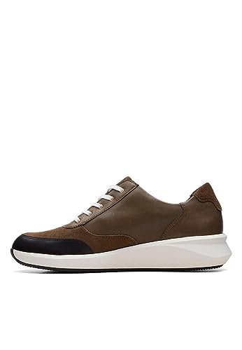 Clarks Un Rio Zip Damen-Sneaker, Größe 38, Dunkelolivgrün, Dark Olive, 39 EU von Clarks