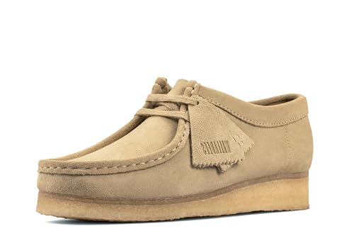 Clarks Damen Wallabee. Oxford, Ahornwildleder, 38 EU von Clarks