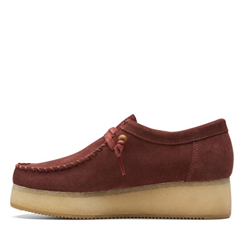 Clarks Damen Wallacraft Lo 68747 (Wildleder), Burgunderrot Wildleder, 38 EU von Clarks