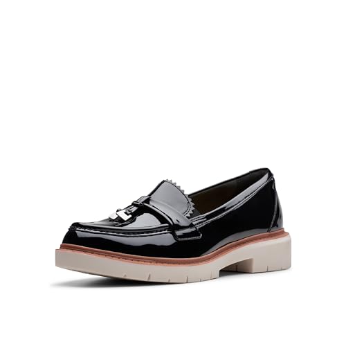 Clarks Damen Westlynn Bella Slipper, Schwarz Lack, 37 EU Clarks Damen Westlynn Bella Slipper, Schwarz Lack, 37 EU von Clarks