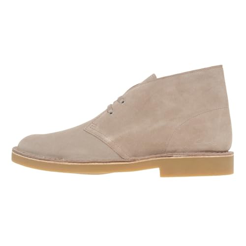 Clarks Desert Boot Evo Wildlederstiefel, Sandard-Passform, Größe 44, beige, 44.5 EU von Clarks