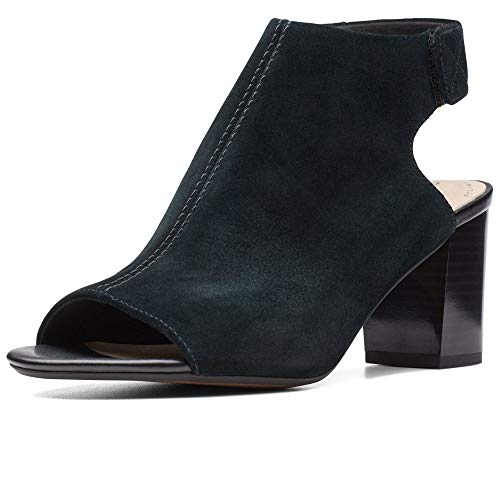 Clarks Deva Bell Womens Suede Sandals 38 EU Schwarz von Clarks
