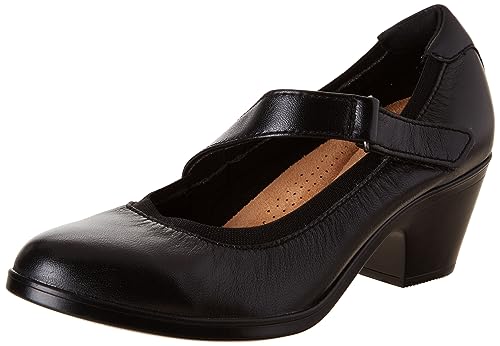 Clarks Emily 2 Mabel Pumps für Damen, Schwarz Leder, 40 EU von Clarks