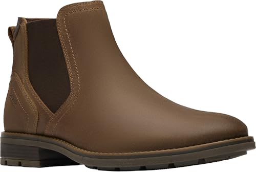 Clarks Emmet Easy Herren-Stiefelette, Cola Veloursleder, 42 EU von Clarks