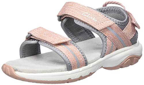 Clarks Expo Sea K. Sandale, Pink Combi, 24 EU von Clarks