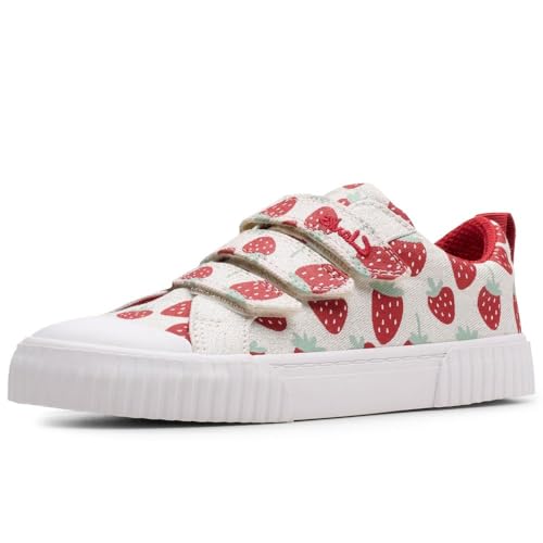 Clarks Foxing Fraise K Mädchen Canvas Schuhe, Silberfarbener Stoff, 7.5 UK Child Clarks Foxing Fraise K Mädchen Canvas Schuhe, Silberfarbener Stoff, 7.5 UK Child von Clarks