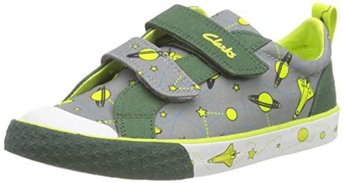 Clarks Foxing Lo K Sneaker, Grey Interest, 31 EU von Clarks