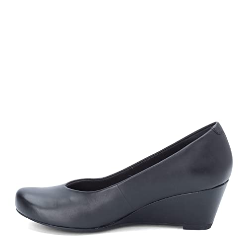 Clarks - - Frauen-Flores-Tulpe-Schuh, 37 C/D EUR, Black Leather von Clarks