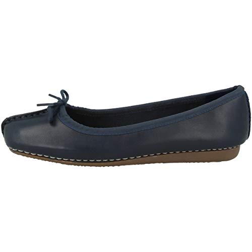 Clarks Damen Freckle Ice Ballerinas, Blau, 35.5 EU von Clarks