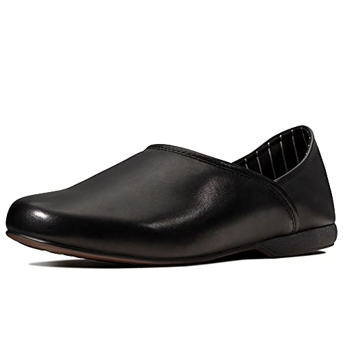 Clarks Harston Elite Herren-Hausschuh, Schwarz, 43 EU von Clarks