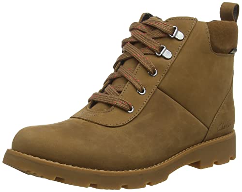 Clarks Heath Go GTX Stiefelette, Tan Leder, 28.5 EU von Clarks