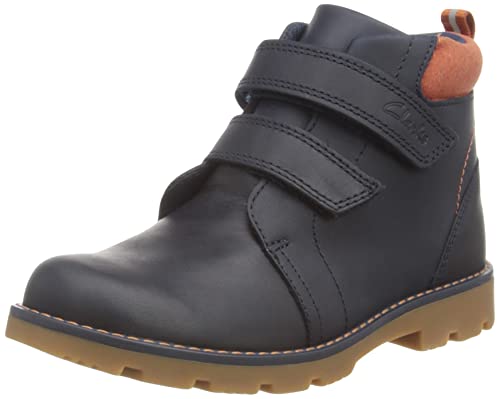 Clarks Heath Strap K Combat Boot, Navy, 28 EU von Clarks