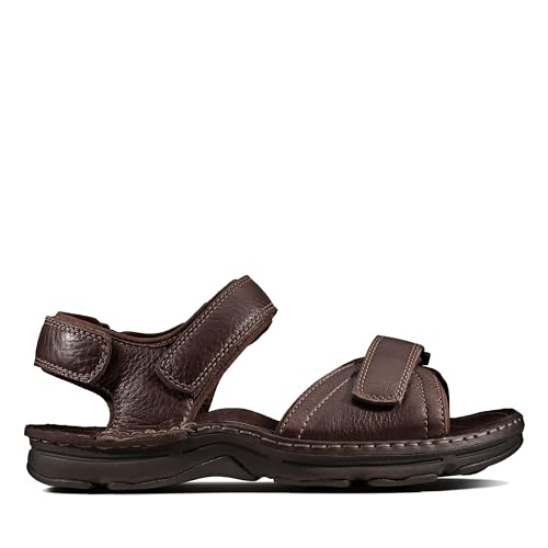 Clarks Herren Sandalen, Braun (Dark Brown Lea), 39.5 von Clarks