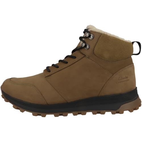 Clarks Herren ATL Trek Up WP Wanderstiefel, Dark Sand Wlined, 40 EU von Clarks