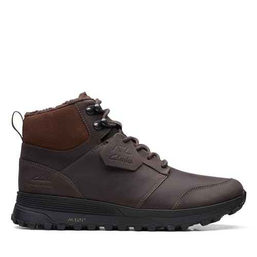 Clarks Herren ATL Trek Up WP Wanderstiefel, Dark Sand Wlined, 41 EU von Clarks