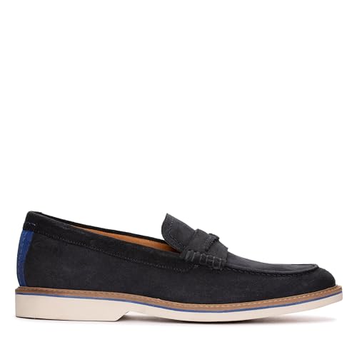 Clarks Herren Atticus LT Slip Slipper, Navy Suede, 45 EU Clarks Herren Atticus LT Slip Slipper, Navy Suede, 45 EU von Clarks