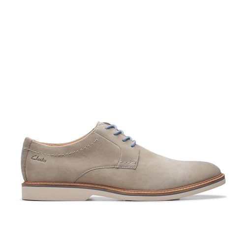 Clarks Herren Atticus Ltlace Oxford, Grau Nubuk, 40 EU von Clarks