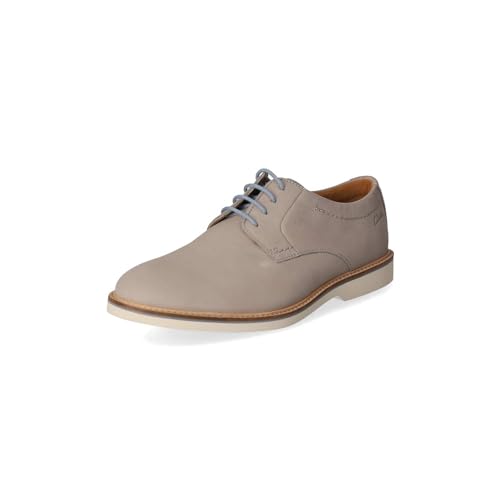 Clarks Herren Atticus Ltlace Oxford, Grau Nubuk, 40 EU von Clarks