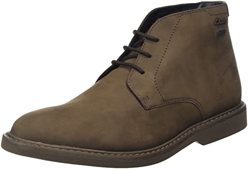 Clarks Herren AtticusLTHiGTX Chukka Boot, Dark Brown Nub, 44.5 EU von Clarks