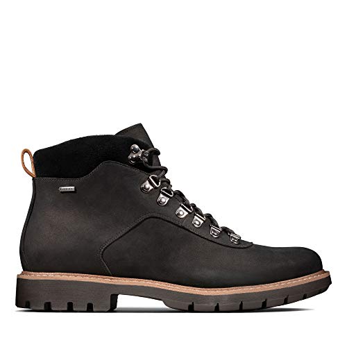 Clarks Herren BatcombeAlpGTX Biker Boots, Schwarz Black Nubuck Black Nubuck, 42 EU von Clarks