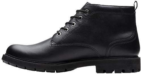 Clarks Herren BatcombeMixGTX Stiefelette, Black Leather, 41.5 EU von Clarks