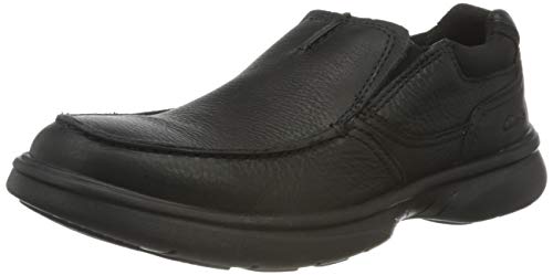 Clarks Herren Bradley Free Slipper, Blk Tumbled Lea, 41.5 EU von Clarks