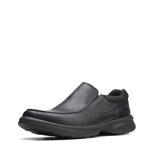Clarks Herren Bradley Free Slipper, Schwarz gewalkt, 43 EU von Clarks