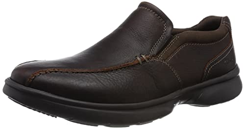 Clarks Herren Bradley Step Slipper, Brown Tumb, 39.5 EU Weit von Clarks