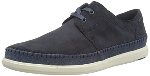 Clarks Herren Bratton Lo Boat Shoe, Navy Suede, 39.5 EU von Clarks