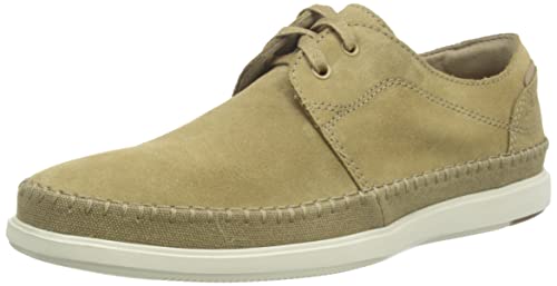 Clarks Herren Bratton Lo Boat Shoe, Sand Suede, 41.5 EU von Clarks