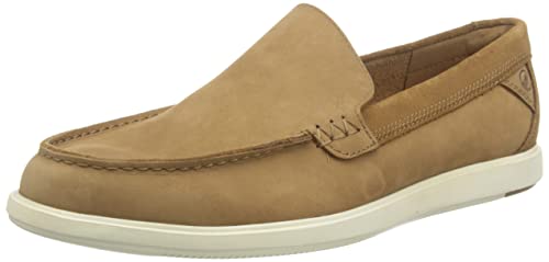 Clarks Herren Bratton Loafer, Dark Tan Nubuck, 44 EU von Clarks