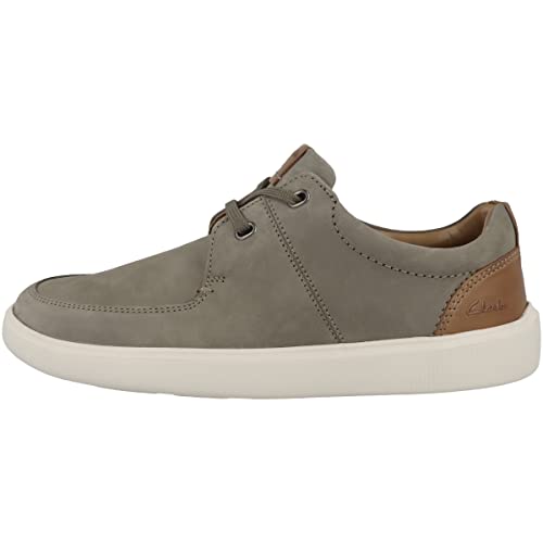 Clarks Herren Cambro Lace Sneaker, Olive Nubuk., 42 EU von Clarks