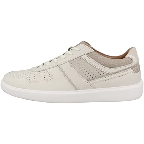 Clarks Herren Cambro Race Sneaker Off White Combi von Clarks