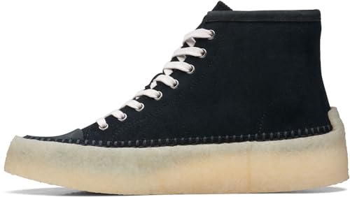 Clarks Herren Caravan Mid Sneaker, Schwarz, 42.5 EU von Clarks